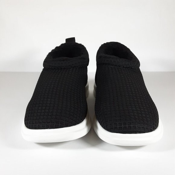 LUSSO CLOUD GURU SHERP MEN'S SHOES SIZE 11 IN JET BLACK WAFFLE / LILY WHITE BNIB - Picture 4 of 16